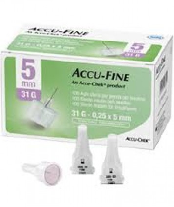 ACCUFINE AGO PEN NEEDLE 31G 5MM